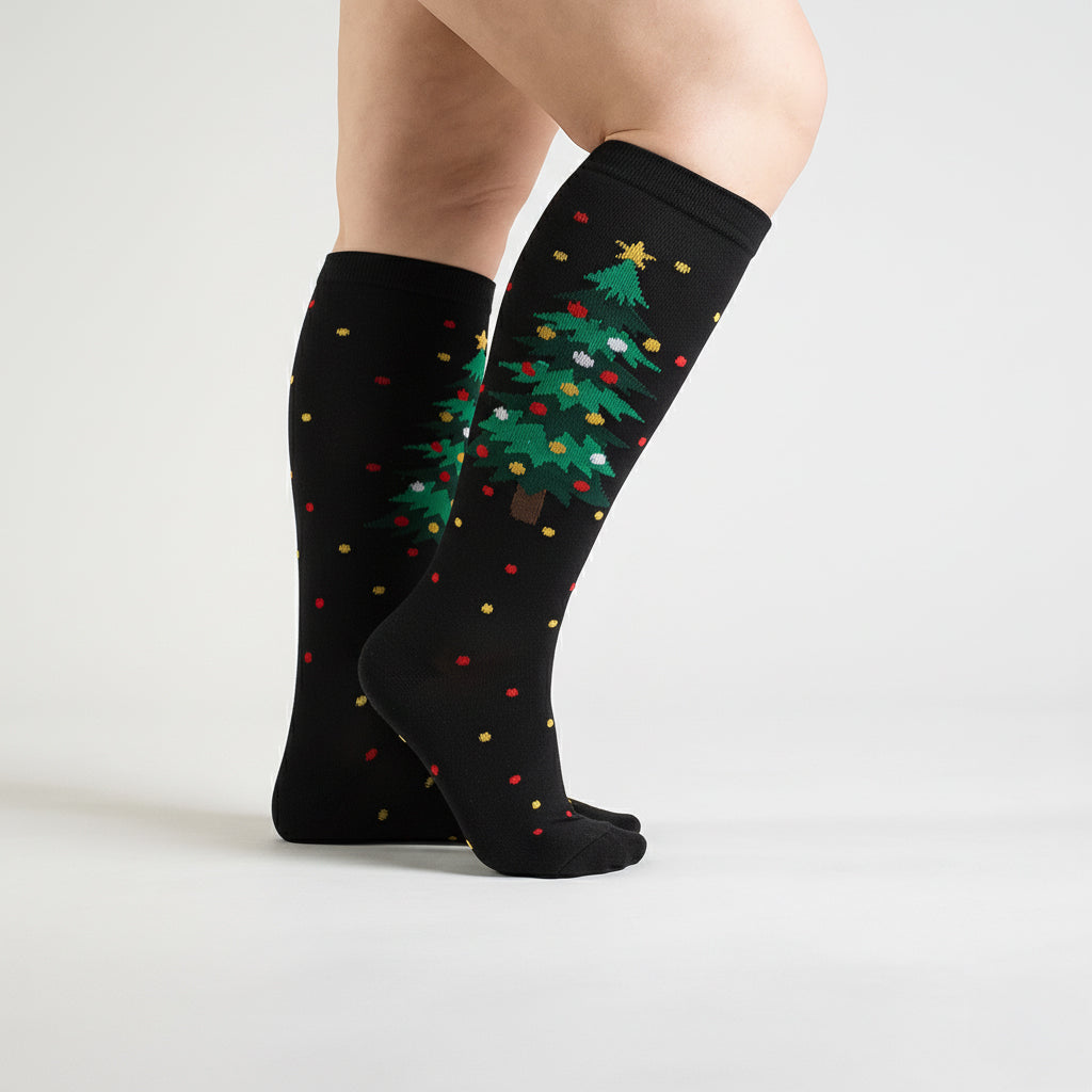 Christmas Tree Compression Socks