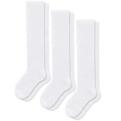 White Compression Socks