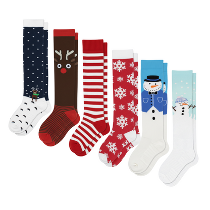 Winter Compression Socks Bundle 6-Pack